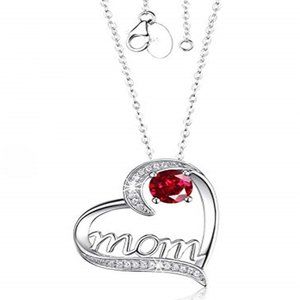 🔥 Heart Mother's Gifts Lovely Pendant Necklace for Women, EVGG1017
